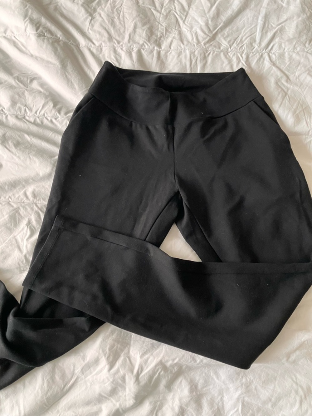 Black Stretch Ponte Pants by Buttercream Clothing